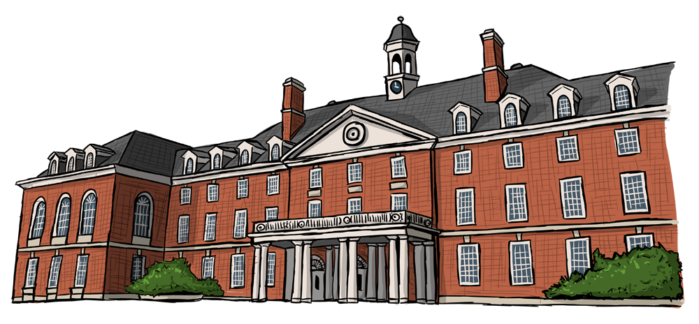 drawing of The Illini Union