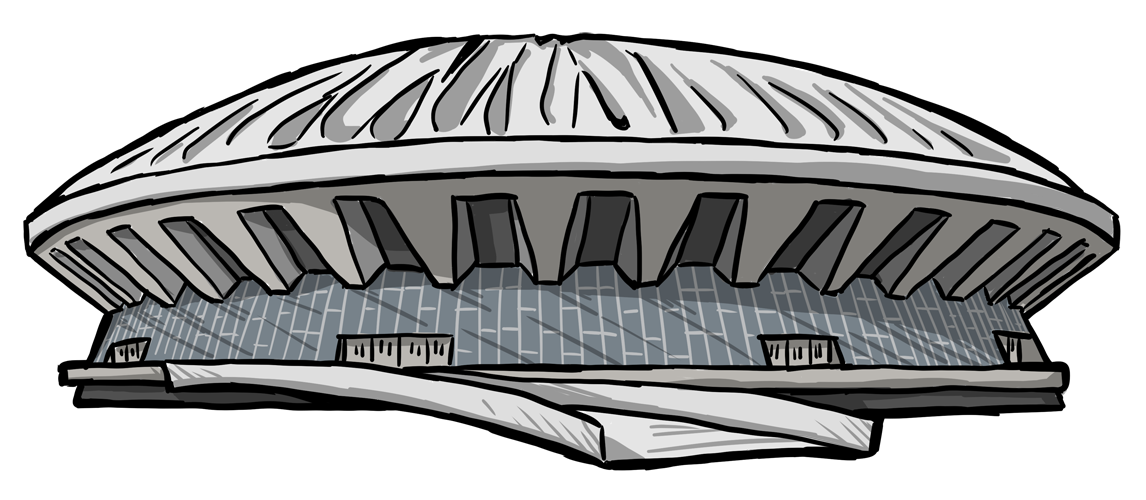 drawing of the State Farm Center